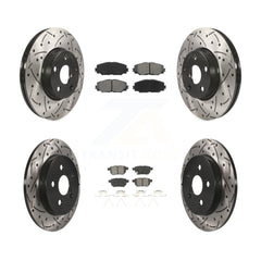 Transit Auto KDS-100309 Disc Brake Kit for 2009-2019 Toyota Corolla, Toyota Matrix, Pontiac Vibe - Front and Rear