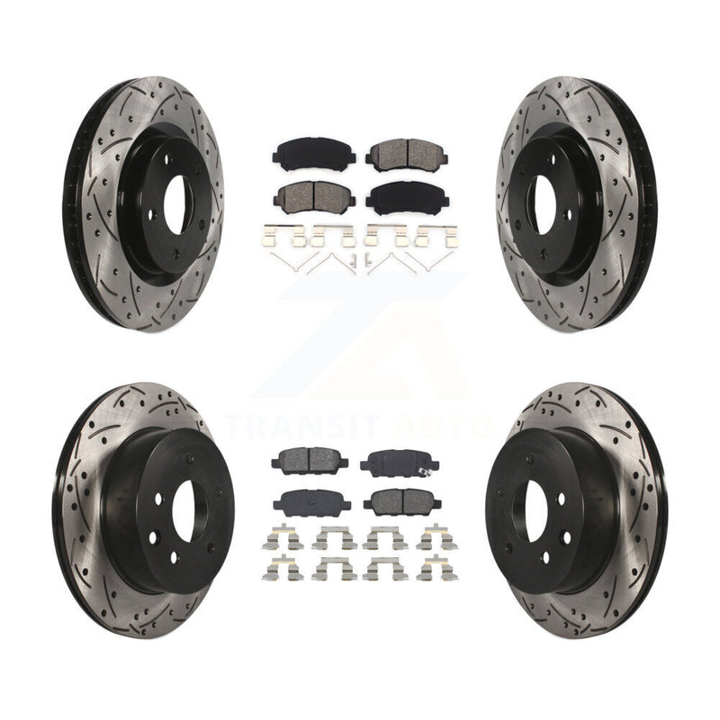 Transit Auto KDS-100311 Disc Brake Kit for 2008-2015 Nissan Rogue Select, Nissan Rogue - Front and Rear
