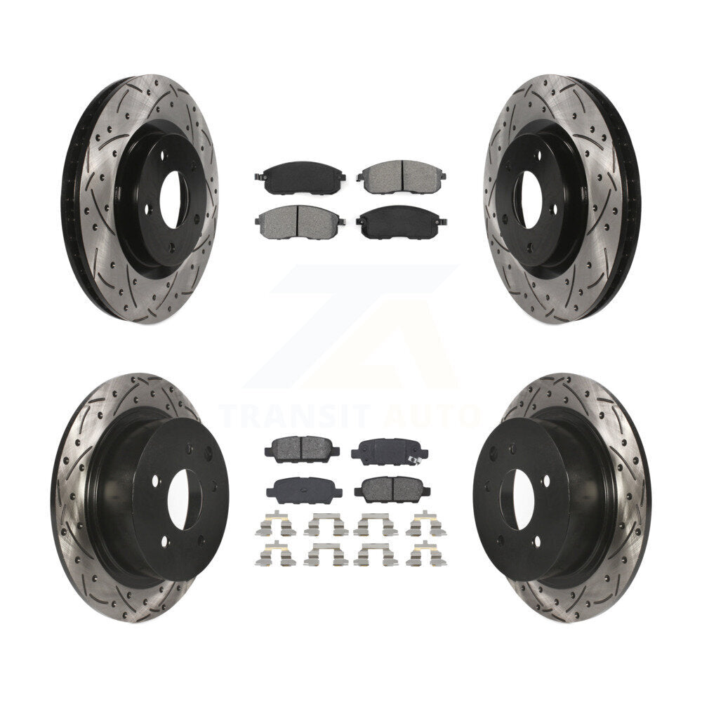 Transit Auto KDS-100312 Disc Brake Kit for 2007-2012 Nissan Sentra - Front and Rear