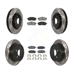 Transit Auto KDS-100312 Disc Brake Kit for 2007-2012 Nissan Sentra - Front and Rear