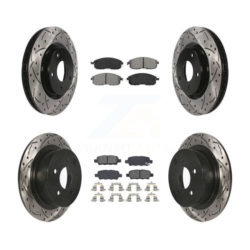 Transit Auto KDS-100312 Disc Brake Kit for 2007-2012 Nissan Sentra - Front and Rear