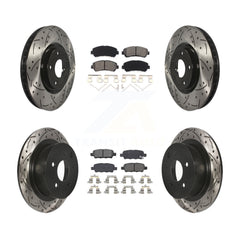 Transit Auto KDS-100313 Disc Brake Kit for 2007-2012 Nissan Sentra - Front and Rear