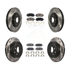 Transit Auto KDS-100314 Disc Brake Kit for 2014-2017 Nissan Juke - Front and Rear