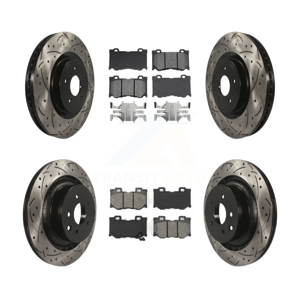 Transit Auto KDS-100317 Disc Brake Kit for 2009-2013 INFINITI G37 - Front and Rear