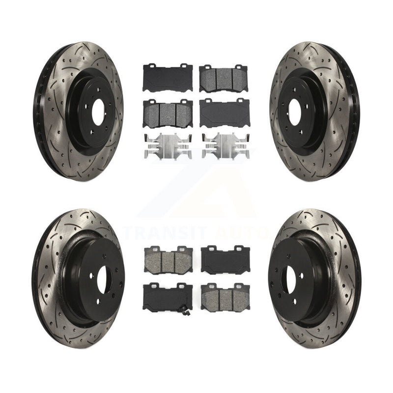 Transit Auto KDS-100318 Disc Brake Kit for 2009-2013 INFINITI FX50 - Front and Rear