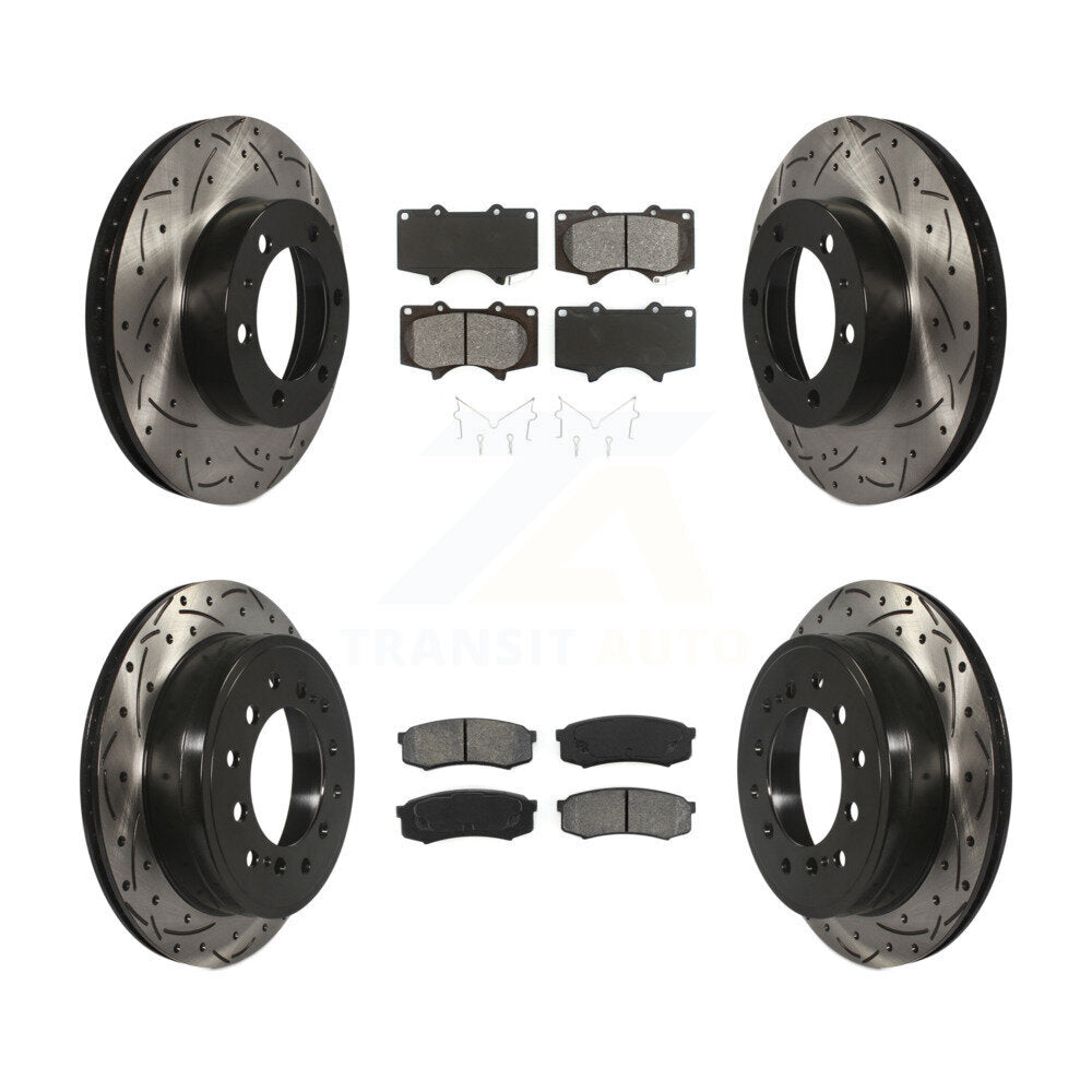 Transit Auto KDS-100321 Disc Brake Kit for 2010-2014 Toyota FJ Cruiser - Front and Rear