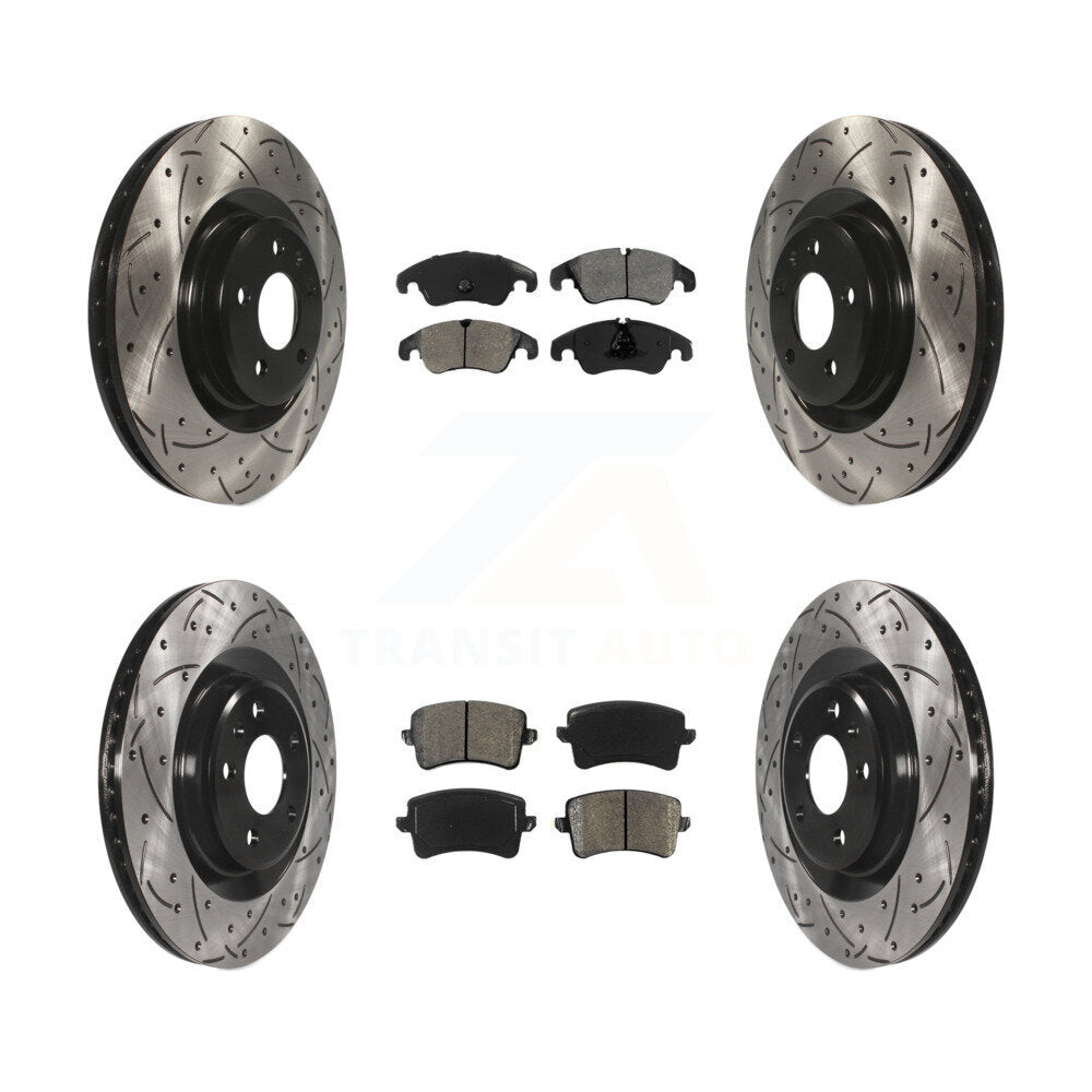 Transit Auto KDS-100323 Disc Brake Kit for 2011-2017 Audi Q5, Audi S5, Audi S4 - Front and Rear