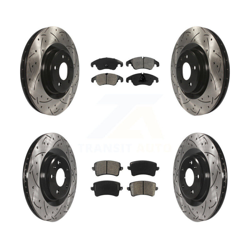 Transit Auto KDS-100323 Disc Brake Kit for 2011-2017 Audi Q5, Audi S5, Audi S4 - Front and Rear