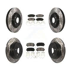 Transit Auto KDS-100324 Disc Brake Kit for 2011-2014 Honda Odyssey - Front and Rear