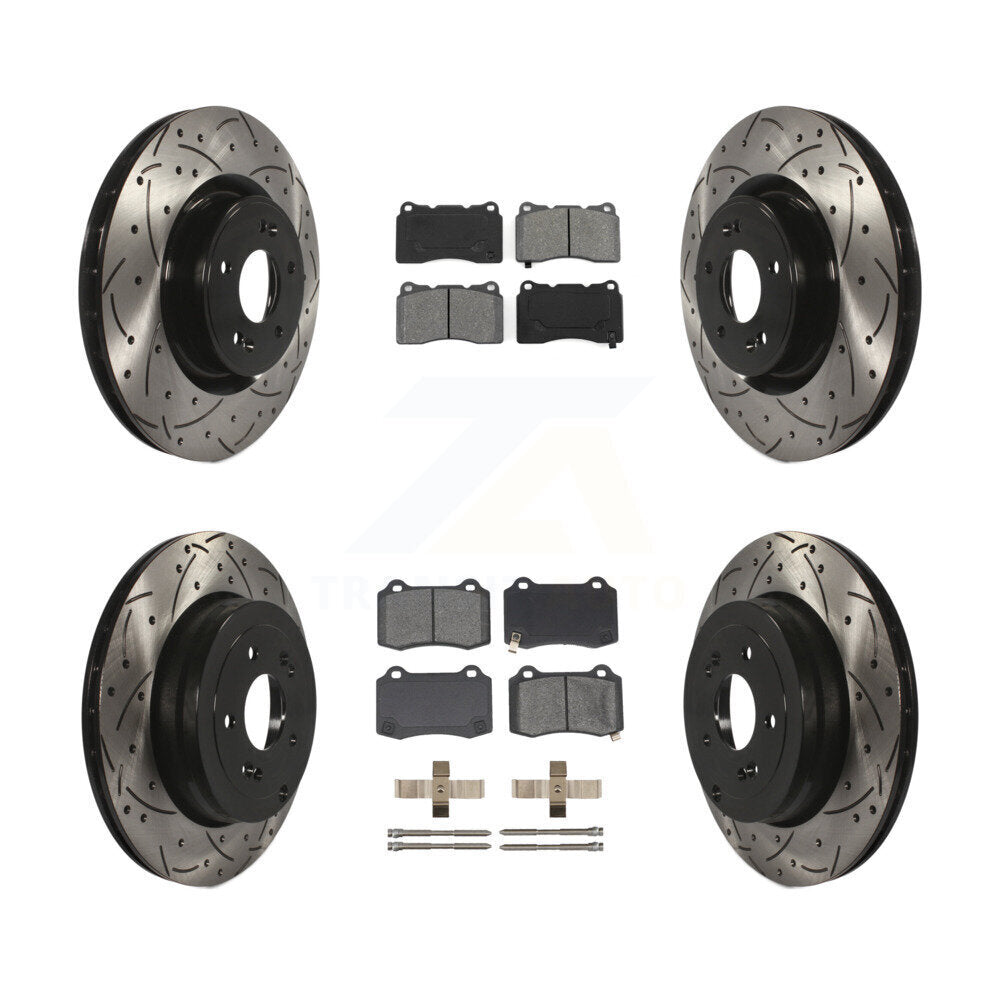 Transit Auto KDS-100325 Disc Brake Kit for 2010-2016 Hyundai Genesis Coupe - Front and Rear