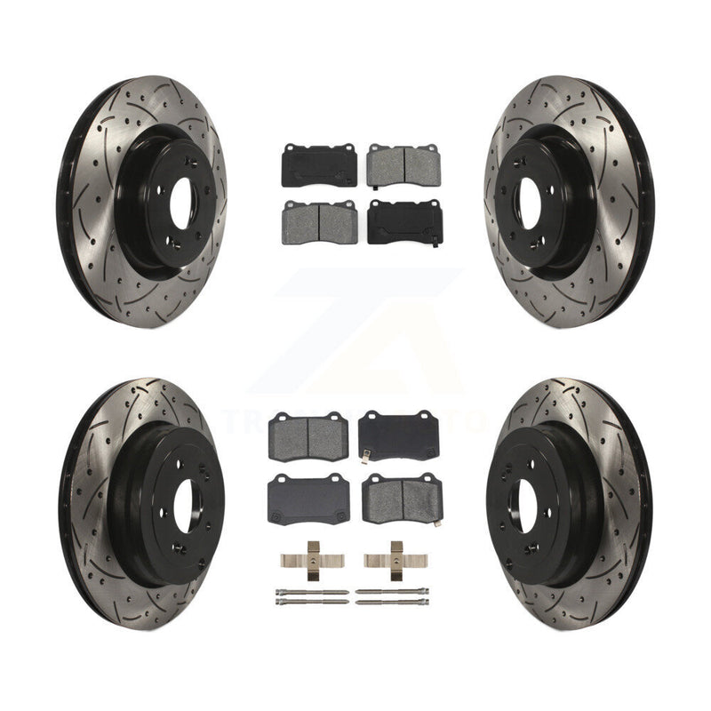 Transit Auto KDS-100325 Disc Brake Kit for 2010-2016 Hyundai Genesis Coupe - Front and Rear