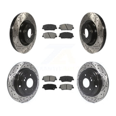 Transit Auto KDS-100326 Disc Brake Kit for 2010-2016 Hyundai Genesis Coupe - Front and Rear
