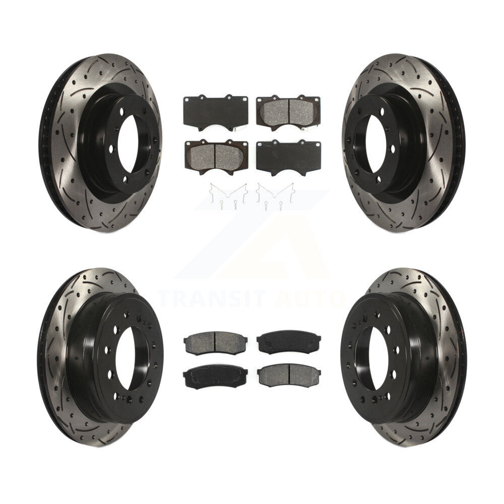 Transit Auto KDS-100328 Disc Brake Kit for 2010-2023 Lexus GX460, Toyota 4Runner - Front and Rear