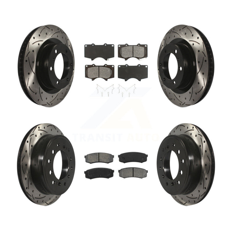 Transit Auto KDS-100328 Disc Brake Kit for 2010-2023 Lexus GX460, Toyota 4Runner - Front and Rear
