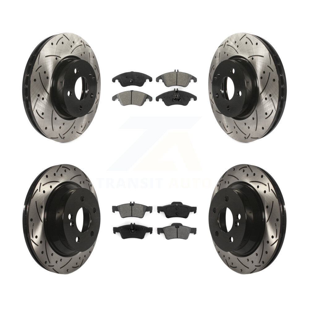 Transit Auto KDS-100333 Disc Brake Kit for 2011-2016 Mercedes-Benz E350, Mercedes-Benz E400 - Front and Rear