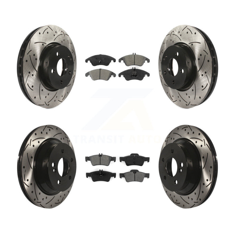 Transit Auto KDS-100333 Disc Brake Kit for 2011-2016 Mercedes-Benz E350, Mercedes-Benz E400 - Front and Rear