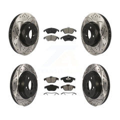 Transit Auto KDS-100334 Disc Brake Kit for 2008-2015 Mercedes-Benz C300, Mercedes-Benz E350, Mercedes-Benz C350 - Front and Rear