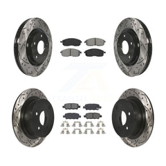 Transit Auto KDS-100335 Disc Brake Kit for 2011-2019 Nissan Juke, Nissan Sentra - Front and Rear