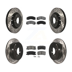 Transit Auto KDS-100339 Disc Brake Kit for 2009-2015 Mitsubishi Lancer - Front and Rear