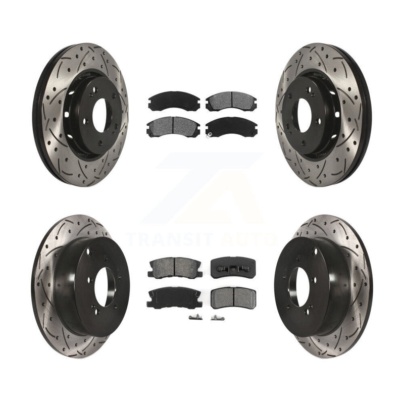 Transit Auto KDS-100339 Disc Brake Kit for 2009-2015 Mitsubishi Lancer - Front and Rear
