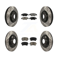 Transit Auto KDS-100340 Disc Brake Kit for 2011-2017 Audi A4 Quattro, Audi A5 and More - Front and Rear