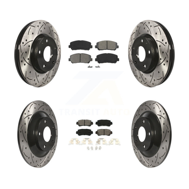 Transit Auto KDS-100346 Disc Brake Kit for 2013-2015 Mazda CX-5 - Front and Rear