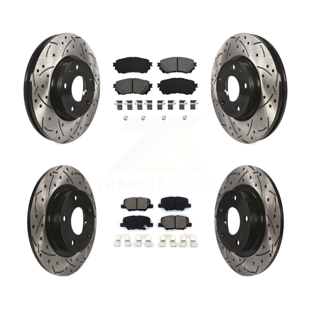 Transit Auto KDS-100347 Disc Brake Kit for 2014-2015 Mazda 6 - Front and Rear