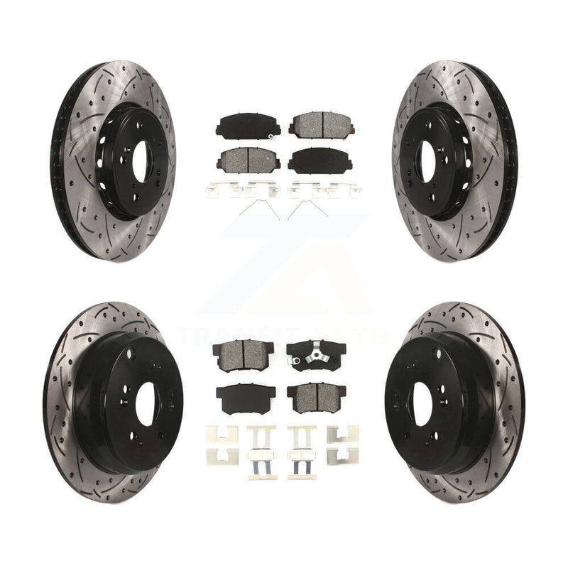 Transit Auto KDS-100348 Disc Brake Kit for 2013-2018 Acura RDX - Front and Rear