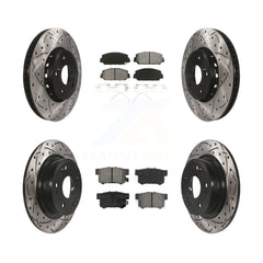 Transit Auto KDS-100349 Disc Brake Kit for 2016 Acura ILX - Front and Rear