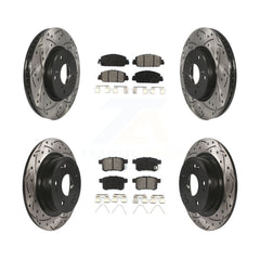 Transit Auto KDS-100353 Disc Brake Kit for 2013-2017 Honda Accord - Front and Rear
