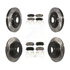 Transit Auto KDS-100354 Disc Brake Kit for 2015-2017 Honda Odyssey - Front and Rear
