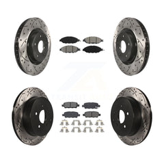 Transit Auto KDS-100355 Disc Brake Kit for 2013-2024 Nissan Murano, INFINITI QX60 and More - Front and Rear