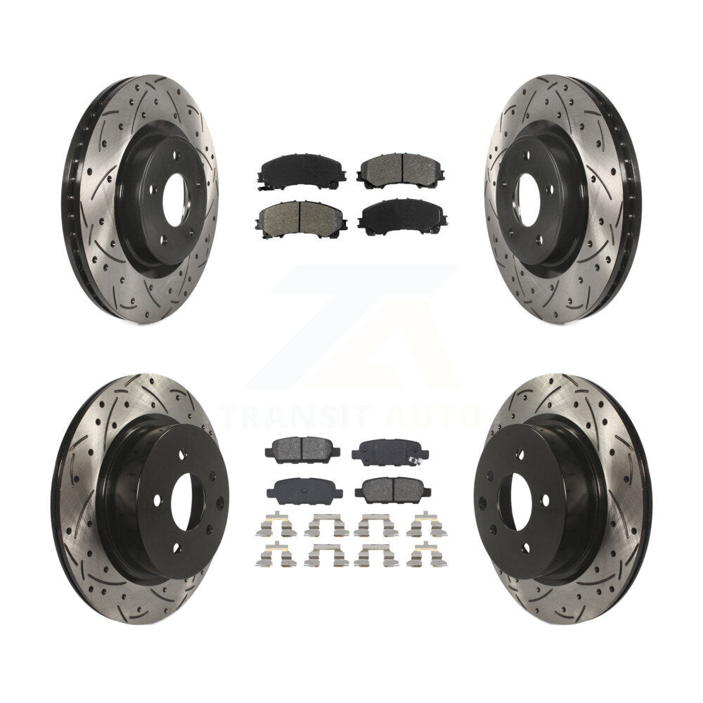 Transit Auto KDS-100357 Disc Brake Kit for 2016-2017 INFINITI QX50 - Front and Rear