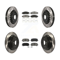 Transit Auto KDS-100358 Disc Brake Kit for 2014-2016 Acura MDX - Front and Rear