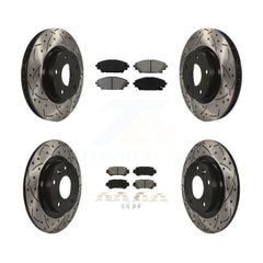 Transit Auto KDS-100360 Disc Brake Kit for 2016-2018 Mazda CX-3 - Front and Rear