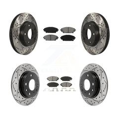 Transit Auto KDS-100363 Disc Brake Kit for 2014-2018 Mazda 3, Mazda 3 Sport - Front and Rear