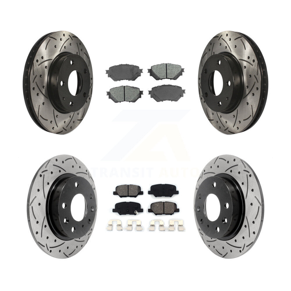 Transit Auto KDS-100365 Disc Brake Kit for 2014-2018 Mazda 3, Mazda 3 Sport - Front and Rear