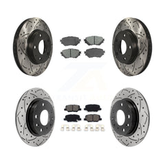 Transit Auto KDS-100365 Disc Brake Kit for 2014-2018 Mazda 3, Mazda 3 Sport - Front and Rear