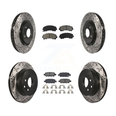 Transit Auto KDS-100369 Disc Brake Kit for 2014-2019 Nissan Rogue - Front and Rear