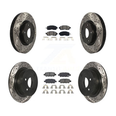 Transit Auto KDS-100370 Disc Brake Kit for 2013-2023 Nissan Altima - Front and Rear