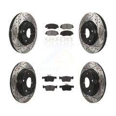 Transit Auto KDS-100371 Disc Brake Kit for 2016-2021 Honda Civic - Front and Rear