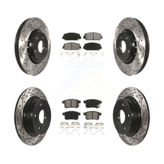 Transit Auto KDS-100373 Disc Brake Kit for 2016-2017 Honda Accord - Front and Rear