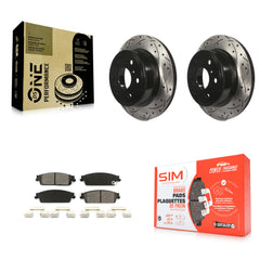 Transit Auto KDS-100380 Disc Brake Kit for 2007-2014 Chevrolet Silverado 1500, Cadillac Escalade and More - Rear