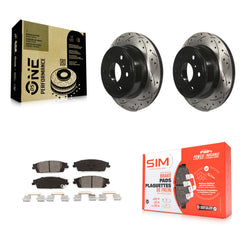 Transit Auto KDS-100381 Disc Brake Kit for 2014-2020 Chevrolet Suburban, Chevrolet Silverado 1500 and More - Rear