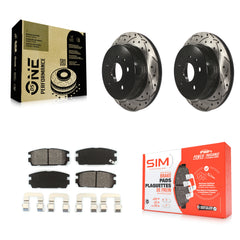 Transit Auto KDS-100386 Disc Brake Kit for 2010-2017 Chevrolet Equinox, GMC Terrain - Rear