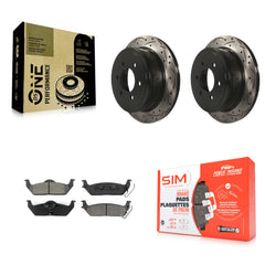 Transit Auto KDS-100393 Disc Brake Kit for 2004-2011 Lincoln Mark LT, Ford F-150 - Rear