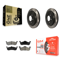 Transit Auto KDS-100403 Disc Brake Kit for 2007-2017 Ford Expedition, Lincoln Navigator - Rear