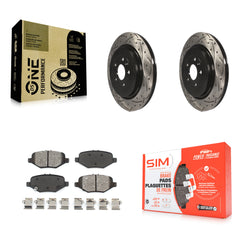 Transit Auto KDS-100411 Disc Brake Kit for 2012-2019 Ford Taurus, Ford Explorer and More - Rear
