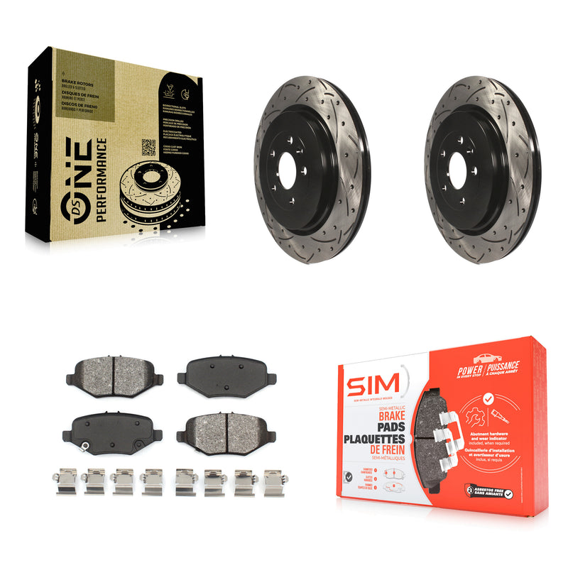 Transit Auto KDS-100411 Disc Brake Kit for 2012-2019 Ford Taurus, Ford Explorer and More - Rear