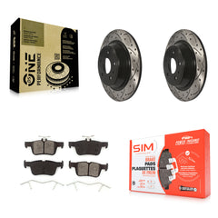 Transit Auto KDS-100413 Disc Brake Kit for 2013-2020 Ford Fusion, Lincoln MKZ - Rear